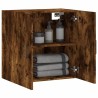 Armoire murale chêne fumé 60x31x60 cm bois d'ingénierie 616187616187