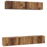 Ensemble meuble TV 5 pcs Bois Ancien Bois d'ingénierie 616189616189