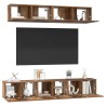 Ensemble meuble TV 5 pcs Bois Ancien Bois d'ingénierie 616190616190