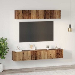 Ensemble meuble TV 5 pcs Bois Ancien Bois d'ingénierie 616190616190