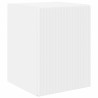 Ensemble meuble TV Montage mural 4 pcs Blanc Bois d'ingénierie 616191616191