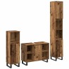 Ensemble de mobilier de salle de bain avec étagère 3 pcs Marron 616194616194