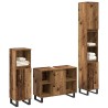 Ensemble de mobilier de salle de bain avec étagère 3 pcs Marron 616194616194