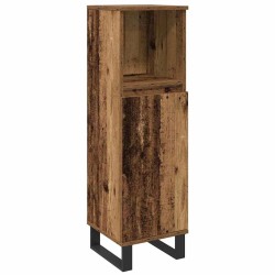 Ensemble de mobilier de salle de bain avec étagère 3 pcs Marron 616194616194