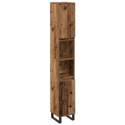 Ensemble de mobilier de salle de bain avec étagère 3 pcs Marron 616194616194