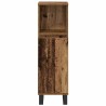 Ensemble de mobilier de salle de bain avec étagère 3 pcs Marron 616194616194