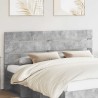 Tête de lit Gris béton 100 cm Bois d'ingénierie 616195616195