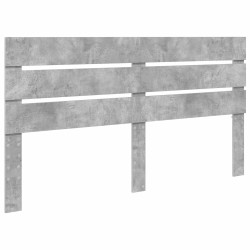 Tête de lit Gris béton 100 cm Bois d'ingénierie 616195616195