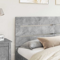 Tête de lit Gris béton 100 cm Bois d'ingénierie 616195616195