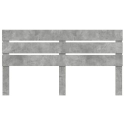 Tête de lit Gris béton 100 cm Bois d'ingénierie 616195616195