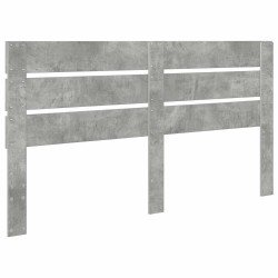 Tête de lit Gris béton 100 cm Bois d'ingénierie 616195616195