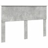 Tête de lit Gris béton Bois d'ingénierie 616196616196
