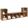 Ensemble meuble TV 4 pcs Bois Ancien 37 x 37 x 72 cm 616207616207