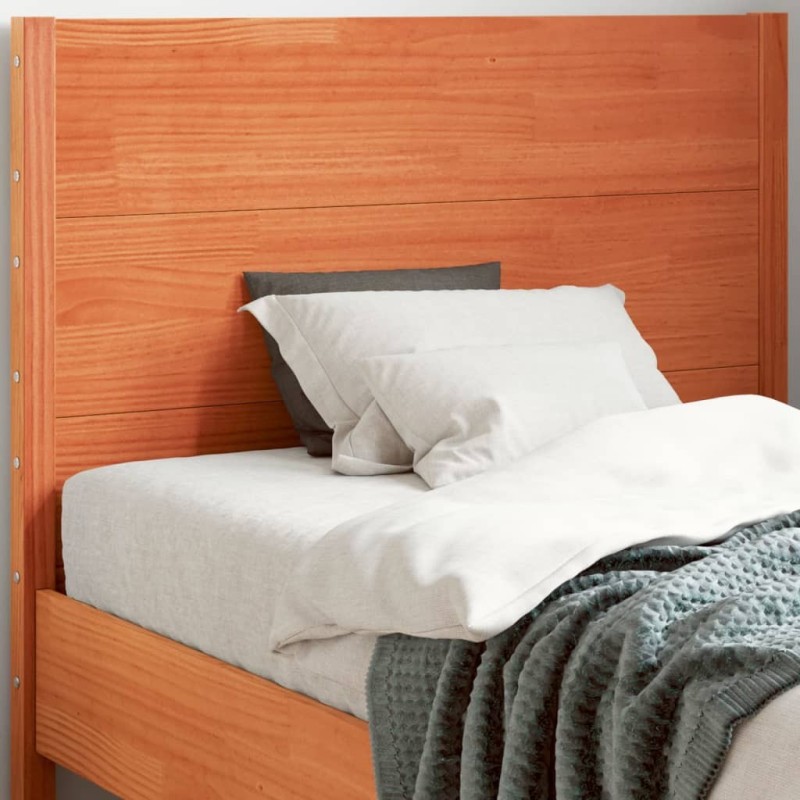 Tête de lit cire marron 100 cm bois massif de pin 616208616208