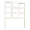 Tête de lit Blanc 80,5x4x100 cm Bois massif de pin 616211616211