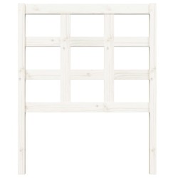 Tête de lit Blanc 80,5x4x100 cm Bois massif de pin 616211616211