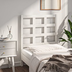 Tête de lit Blanc 80,5x4x100 cm Bois massif de pin 616211616211