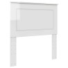 Tête de lit Blanc Brillant 100 cm Bois d’ingénierie 616212616212
