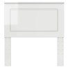 Tête de lit Blanc Brillant 100 cm Bois d’ingénierie 616212616212