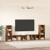 Ensemble meuble TV 4 pcs Bois Ancien 37 x 35 x 107 cm 616214616214