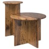 Ensemble de tables d'appoint avec stockage 2 pcs Bois ancien 616216616216