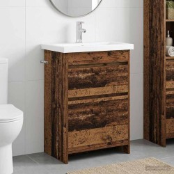 Ensemble de mobilier de salle de bain Bois ancien 616217616217