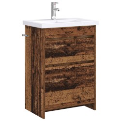 Ensemble de mobilier de salle de bain Bois ancien 616217616217