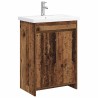 Ensemble de mobilier de salle de bain Bois ancien 616226616226
