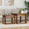 Ensemble de tables basses 2 pcs Bois ancien Bois d'ingénierie 616227616227