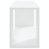 Meuble TV Blanc 80x24x32 cm Bois d'ingénierie 616229616229