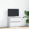 Meuble TV blanc 60x35x54 cm bois d'ingénierie 616230616230