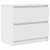 Meuble TV blanc 60x35x54 cm bois d'ingénierie 616230616230