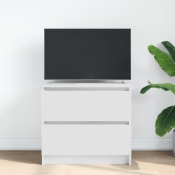 Meuble TV blanc 60x35x54 cm bois d'ingénierie 616230616230