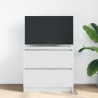 Meuble TV blanc 60x35x54 cm bois d'ingénierie 616230616230