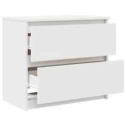 Meuble TV blanc 60x35x54 cm bois d'ingénierie 616230616230