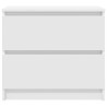 Meuble TV blanc 60x35x54 cm bois d'ingénierie 616230616230
