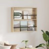 Étagère à magazines avec étagère Chêne Sonoma 80 x 12 x 70 cm 616235616235