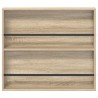 Étagère à magazines avec étagère Chêne Sonoma 80 x 12 x 70 cm 616235616235