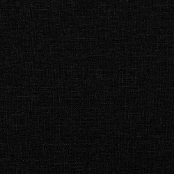 Fauteuil avec repose-pied Noir 60 cm Tissu 616237616237