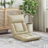Fauteuil de sol ajustable Crème Simili cuir 616238616238