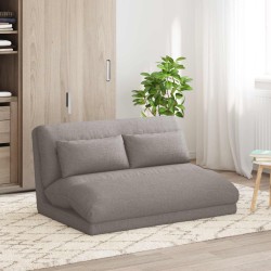 Fauteuil de sol ajustable Taupe Tissu 616239616239