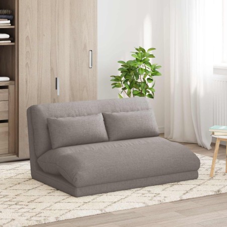Fauteuil de sol ajustable Taupe Tissu 616239616239