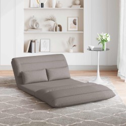 Fauteuil de sol ajustable Taupe Tissu 616239616239