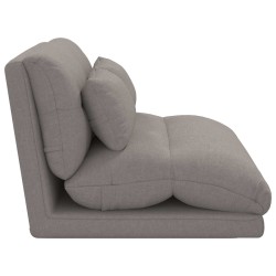 Fauteuil de sol ajustable Taupe Tissu 616239616239