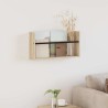 Étagère à magazines avec étagère Chêne Sonoma 60 x 12 x 30 cm 616245616245