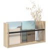 Étagère à magazines avec étagère Chêne Sonoma 60 x 12 x 30 cm 616245616245