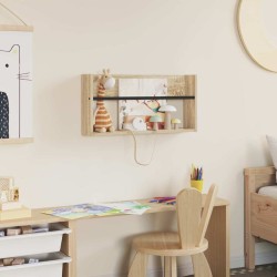 Étagère à magazines avec étagère Chêne Sonoma 60 x 12 x 30 cm 616245616245