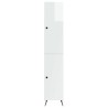 Ensemble de Meubles 2 pcs Blanc brillant Bois d'ingénierie 616252616252