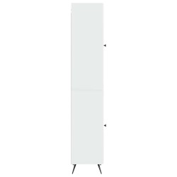 Ensemble de Meubles 2 pcs Blanc brillant Bois d'ingénierie 616252616252
