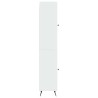 Ensemble de Meubles 2 pcs Blanc brillant Bois d'ingénierie 616252616252